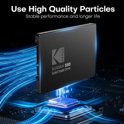 Kodak X120 PRO SSD/HDD – 2.5” SATA Internal Hard Drive, 120GB–1TB for Laptop and Computer