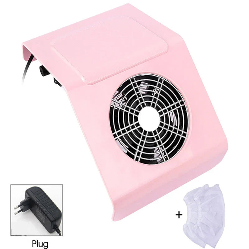 Nail Dust Collector – Powerful Manicure Vacuum Cleaner with Filter, Nail Extractor Fan for Nail Art Tools