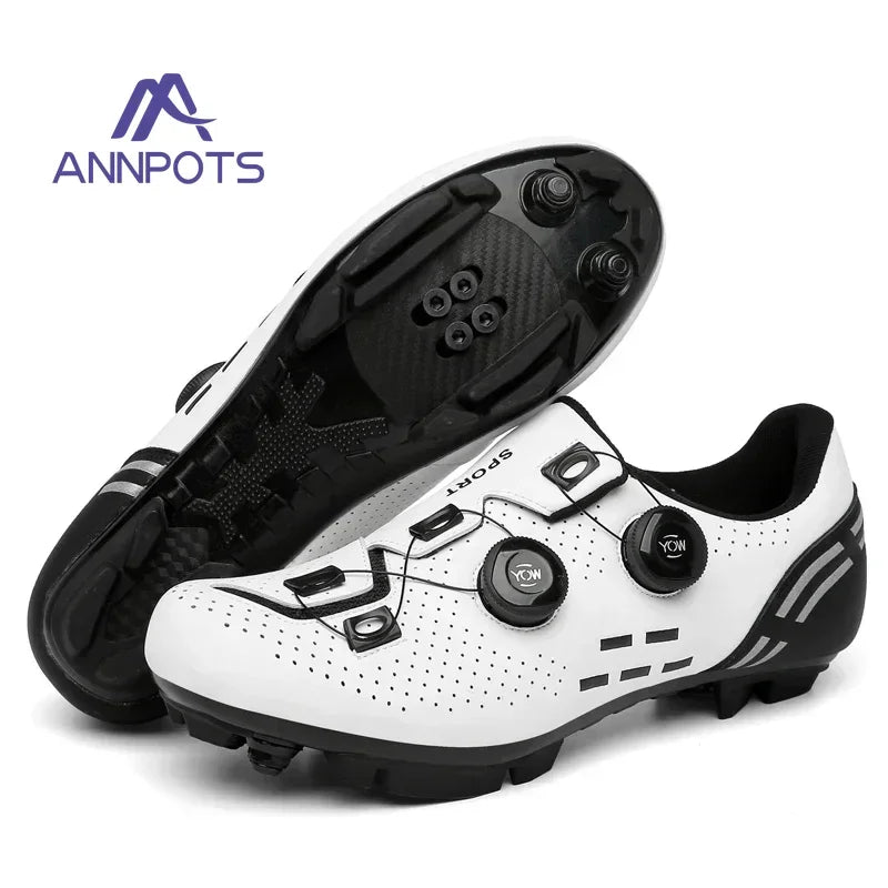 Non-Slip Mountain Bike Cycling Shoes - Unisex MTB Road Racing Sneakers for Men & Women Outdoor Riding