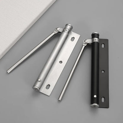 Lightweight Stainless Steel Automatic Door Closer – Quiet Residential Use with Screw Accessories