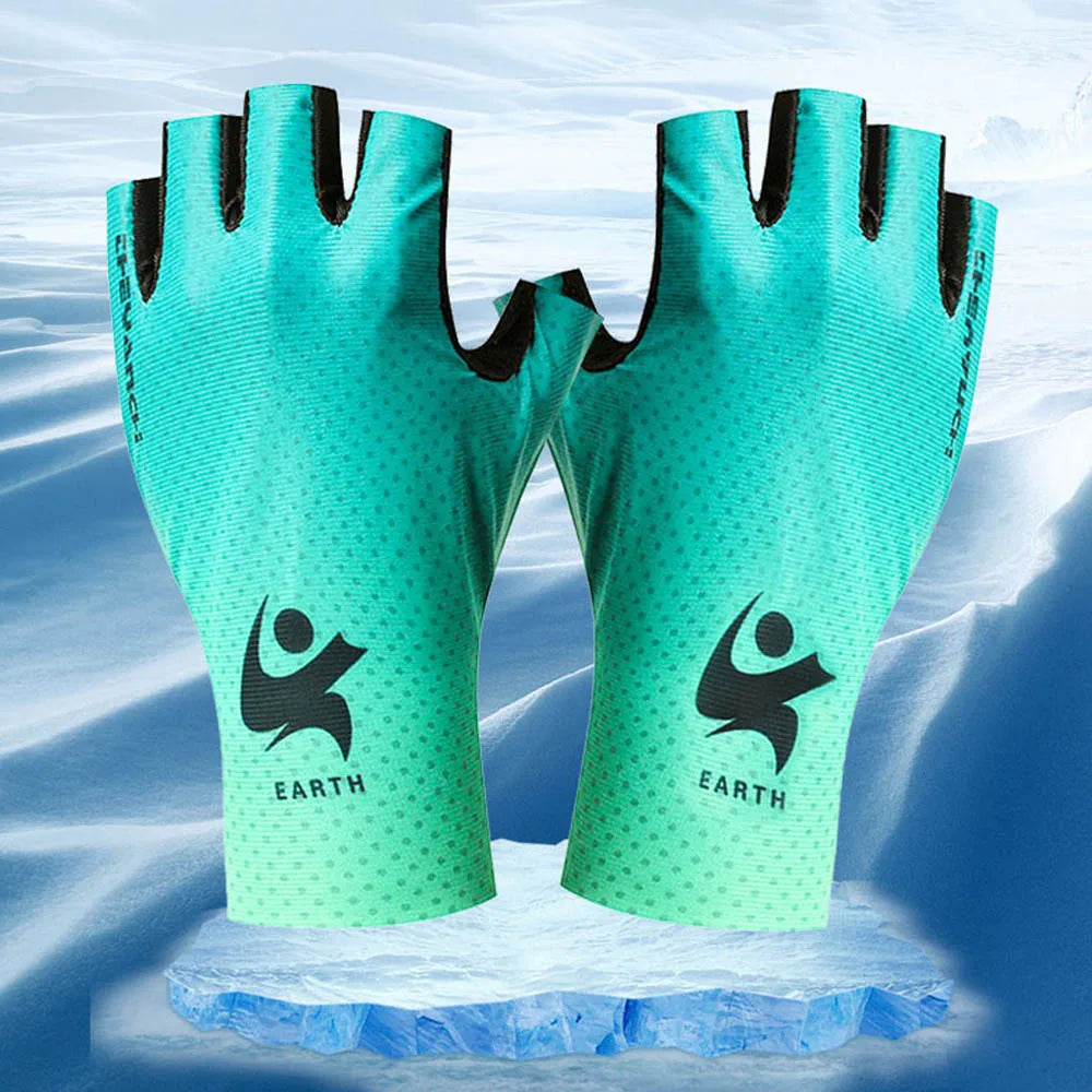 Heavyweight Gym Training Gloves — Men & Women Half-Finger Non-Slip Weightlifting Gloves with Wrist Support