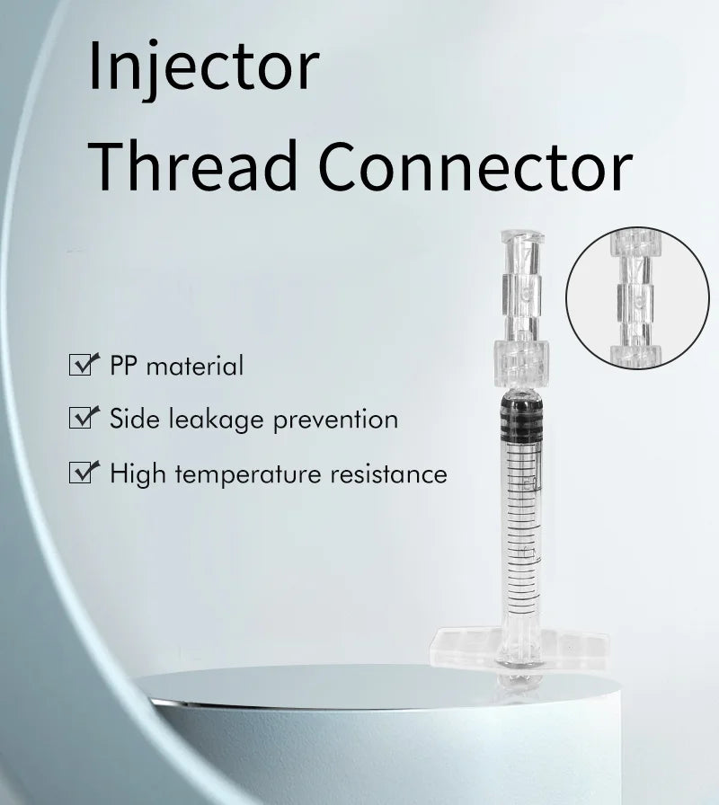 10–1000PCS Luer Syringe Connectors — Sterile Female-to-Female Double Joint Coupler with Individual Packaging