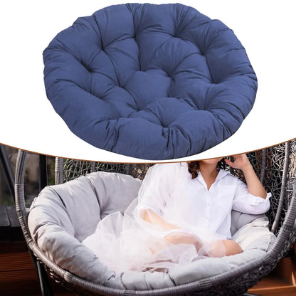 20-Inch Round Papasan Chair Cushion – Thick Egg Chair Mat for Garden, Hanging Basket, Courtyard & Bedroom Accessory