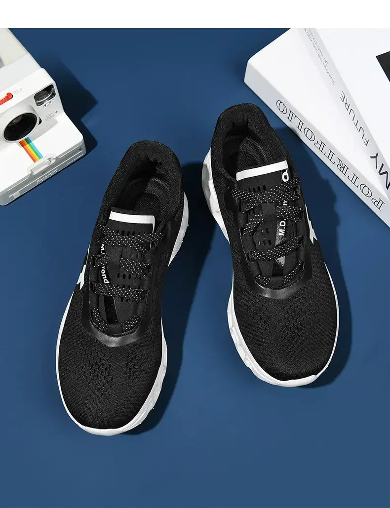 Men's Sports Shoes – Luxury Casual Sneakers, Mesh Running & Basketball Shoes, Lightweight Platform for Summer Walking