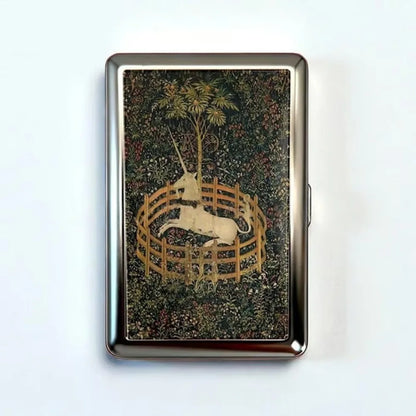 Vintage Metal Card Case - Easy Snap Multi-Function Card Holder with Versatile Compact Design