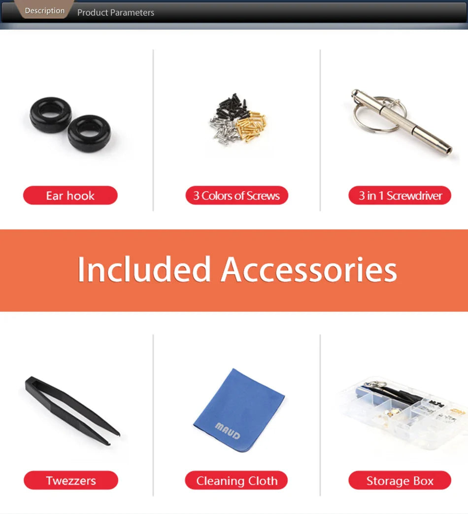 Silicone Air Chamber Nose Pads for Glasses | Anti-Slip Screw-In Eyewear Support & Accessories Kit