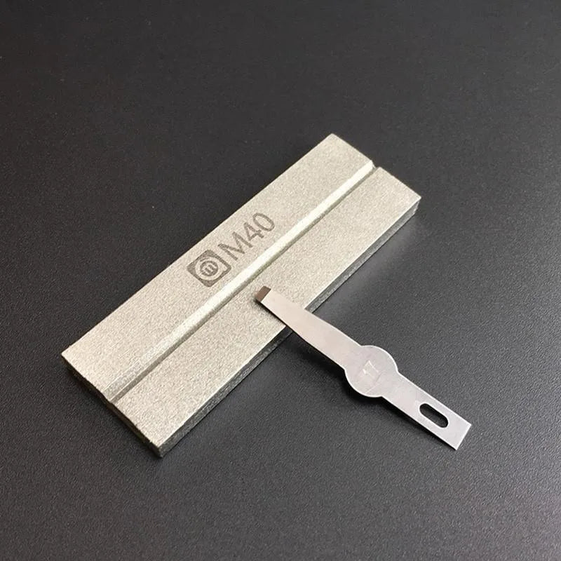 Multi-Function Grindstone Tweezer Corrector — Repair Tool for Soldering Iron Tips, Knives, and Pointed Head Alignment