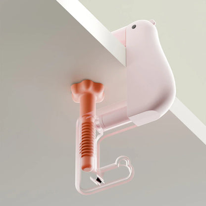 Thinking Duck Portable Hook — Non-Punching Hanging Decor for Table, Wall, Wallet & Handbag, Student & Office Supplies