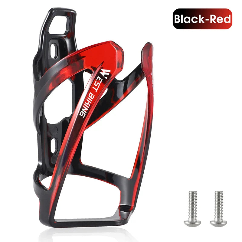 WEST BIKING Bicycle Water Bottle Cage – Colorful Gradient Ultralight MTB & Road Bike Bottle Holder, Cycling Bracket
