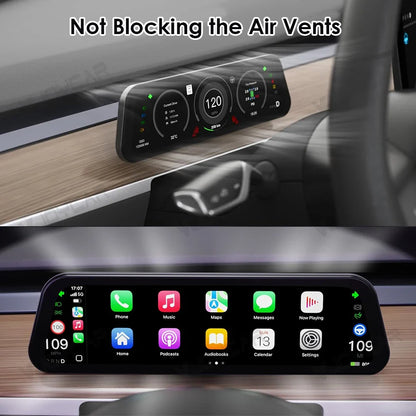 Gen 2 9.6" Instrument Display for Tesla Model 3 & Y – Blind Spot Reminder with OTA Upgrade, Juniper Dashboard