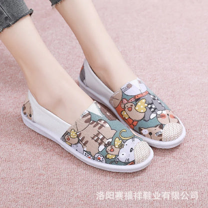 Women’s Summer Mesh Flat Shoes - Breathable Lightweight Slip-On Loafers & Casual Comfort Sneakers