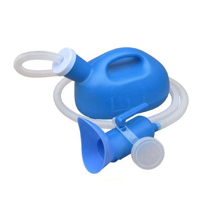 Portable Urinal with Extension Hose: 2000ml Capacity for Men and Women - Ideal for Camping and Travel