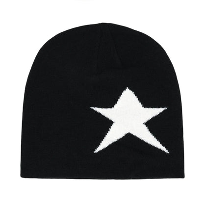 Y2K Letter Knitted Beanie Cap – Unisex Winter Autumn Warm Ski Skullcap, Hip Hop Streetwear Ear Cover Hat for Men & Women