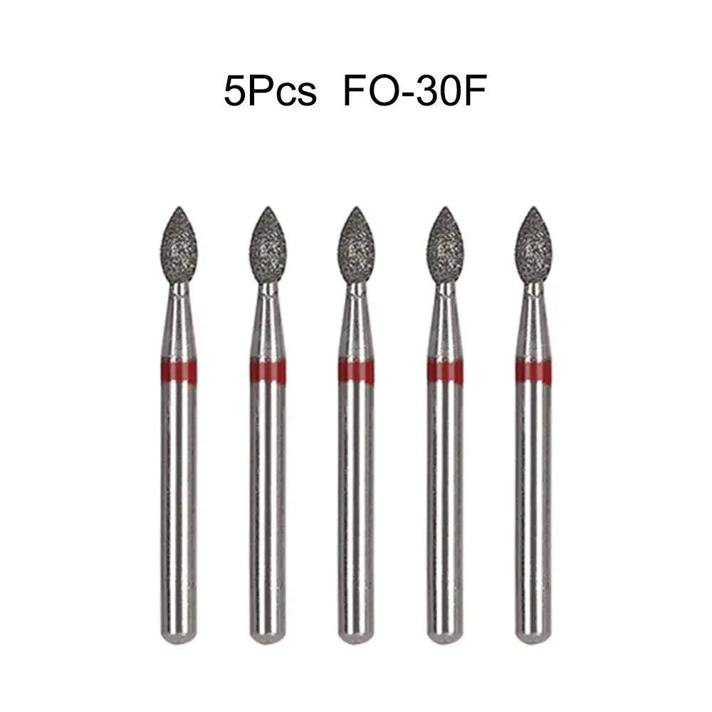 5pcs Dental Diamond Burs Drill FG 1.6mm – High-Speed Handpiece Burs for Polishing & Whitening