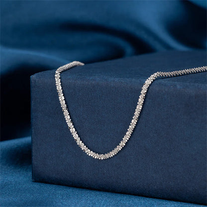 2PCS Shiny Silver Color Anklet for Women – Elegant Copper Beach Ankle Bracelet, Simple Sparkling Foot Jewelry