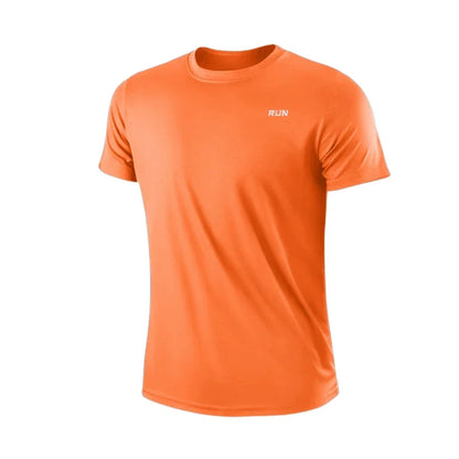 Men's Quick-Dry Sports T-Shirt - Lightweight Moisture-Wicking Short Sleeve Running & Gym Top