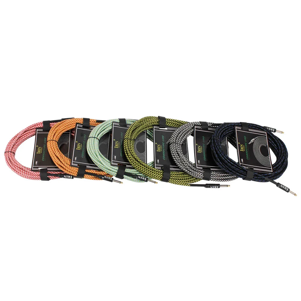 IRIN 3M Guitar Cable - No Noise Audio Wire Cord, Stringed Instrument Accessories for Electric Guitar Bass