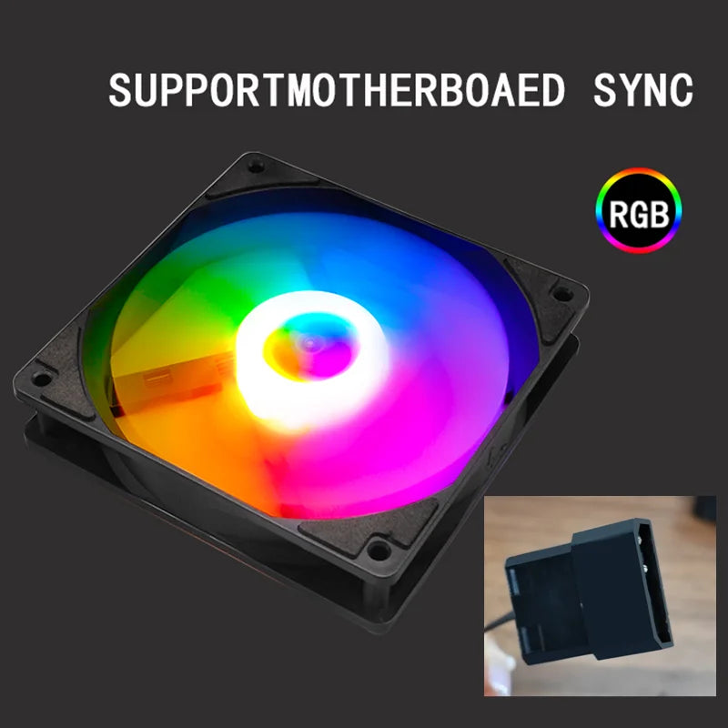 Manmu Festival Edition 120mm RGB Computer Fan — High-Performance Cooling for Gaming PCs