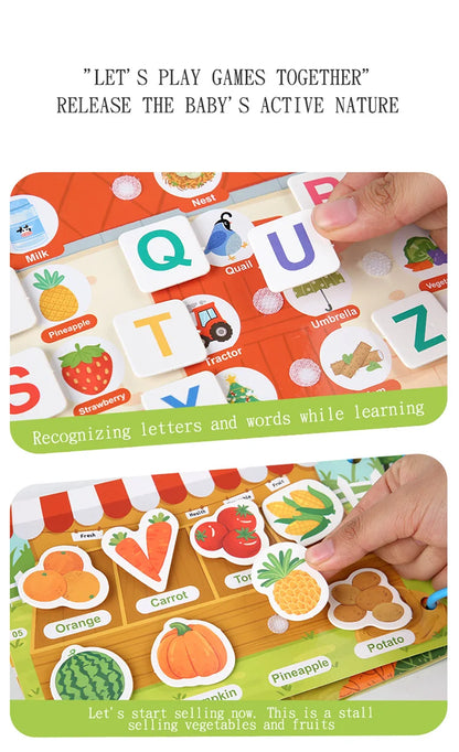 Montessori Baby Busy Book – My First Quiet Book, Early Learning Toy & Matching Game for Toddlers (2-3 Years)