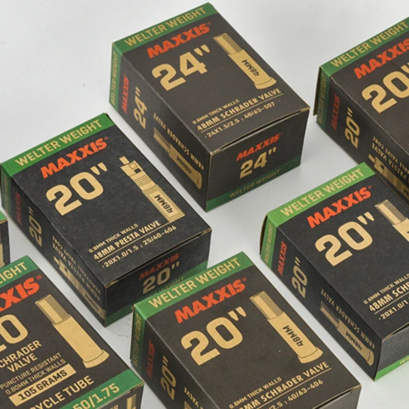 MAXXIS Bicycle Inner Tube - Presta & Schrader Valve for 20, 24, 26, 27.5, 29 Inch & 700C Bikes