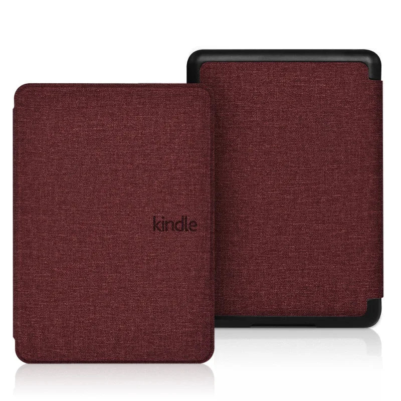 Leather Auto Sleep Case for Kindle Colorsoft Signature Edition (1st Gen, 7") & Paperwhite 12th Gen Protective Cover Funda