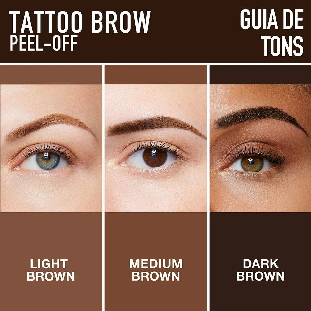 Long-Lasting 3-Day Tattoo Eyebrow Gel Cream – Easy Peel-Off, Smudge-Proof, Sweat-Resistant Waterproof Cosmetic