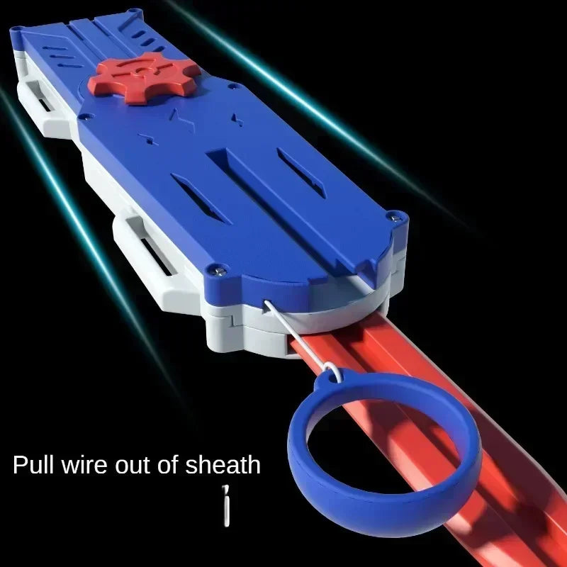 Parent-Child Telescopic Sword — Multiplayer Battle Fidget Toy | 3D Stress-Relief Toy