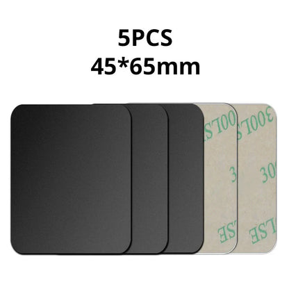 Universal Magnetic Phone Mount Metal Plate - Iron Sheet Sticker for Car Phone Holder Stand