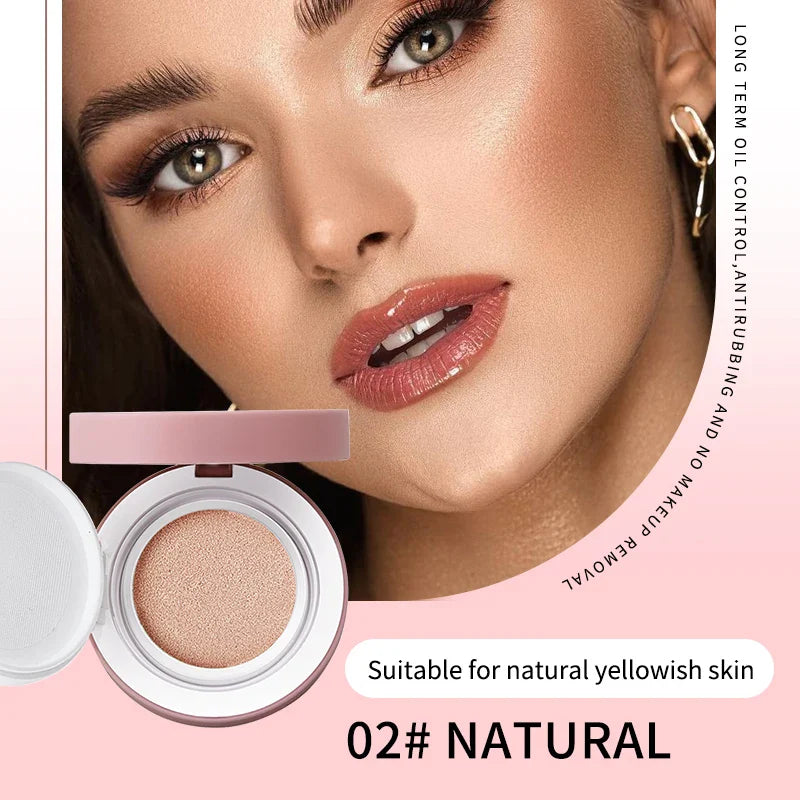 OCHEAL CC Cream Cushion Foundation – Long-Lasting Moisturizing Concealer & BB Cream for Face Makeup