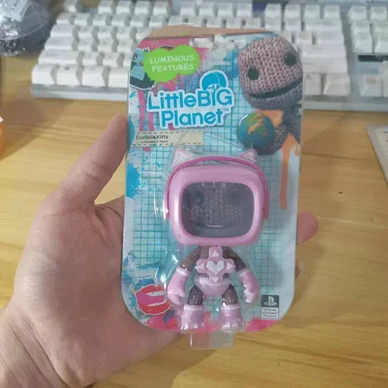 Little Big Planet Sackboy Keychain - Cute Kawaii Anime Game Figurine Toy and Collectible Gift