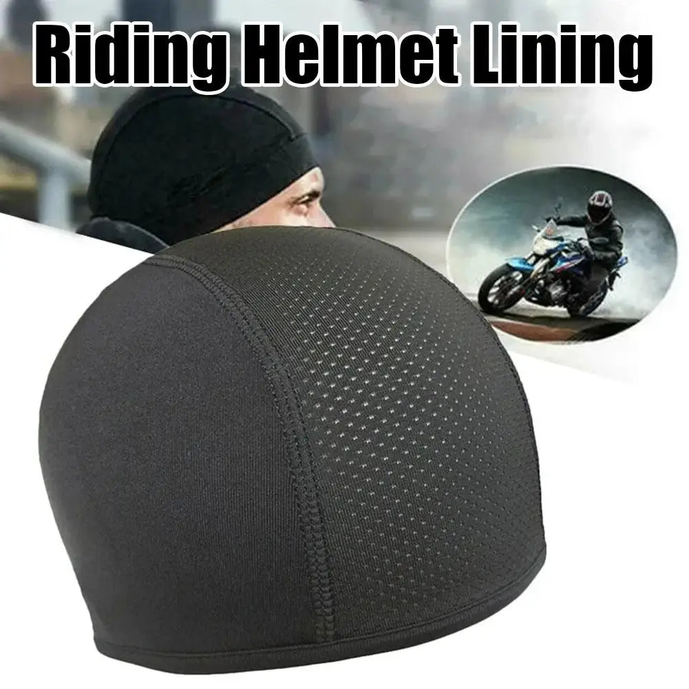 Breathable Motorcycle Helmet Inner Cap - Quick Dry Racing Hat Beanie for Helmet, Motorcycle Accessories