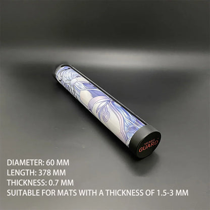 Games Pad Canister — Trading Card Gaming Mat & Storage Tube, Game Stadium Playmat Protector