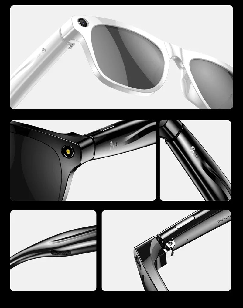 Xiaomi Mijia 6K HD AI Smart Glasses — 100MP Camera, ChatGPT, Bluetooth Call, Voice Assistant, 260mAh Battery
