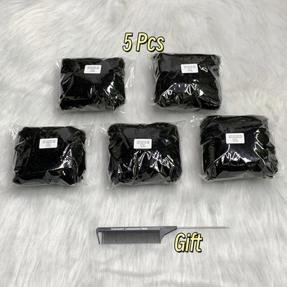 1Pc 30g Brazilian Afro Kinky Curly Remy Human Hair Bulk — No Weft Braiding Extensions for Locs & Braids