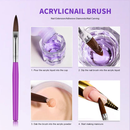 Limegirl Acrylic Nail Liquid Monomer - Large Capacity Nail Art DIY Crystal Powder Liquid for Professional Manicure