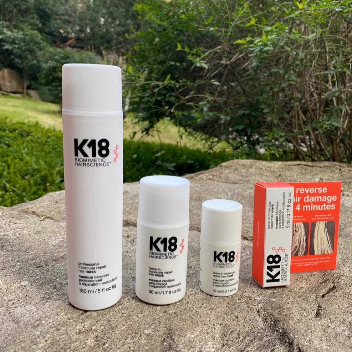 K18 Leave-In Molecular Repair Hair Mask – Deep Conditioning Keratin Treatment for Smooth, Healthy Hair (50ml/150ml)