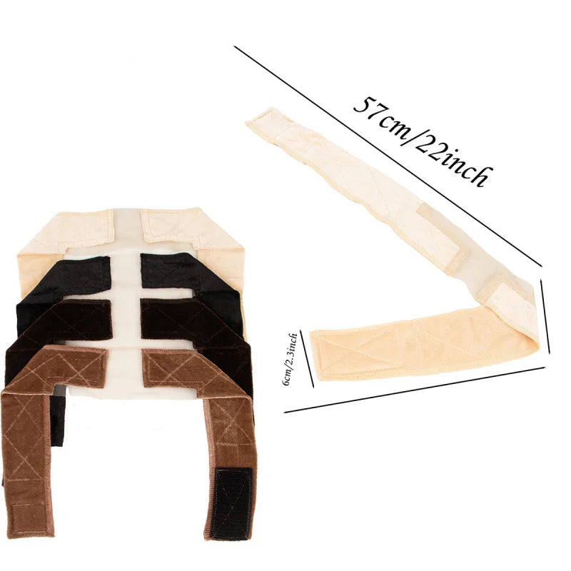 Invisible Lace Wig Grip Band – Adjustable Velcro Non-Slip Headband for Lace Front Wigs for Women