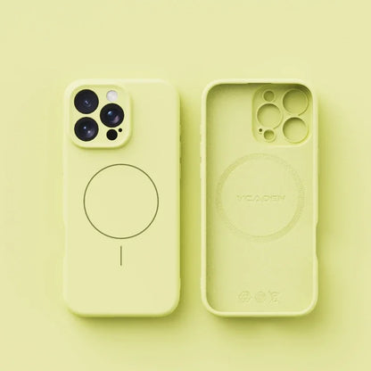 Original Liquid Soft Silicone MagSafe Case – Magnetic Wireless Charging Cover for iPhone 16 Plus, 15, 14, 13, 12 Pro Max, 11