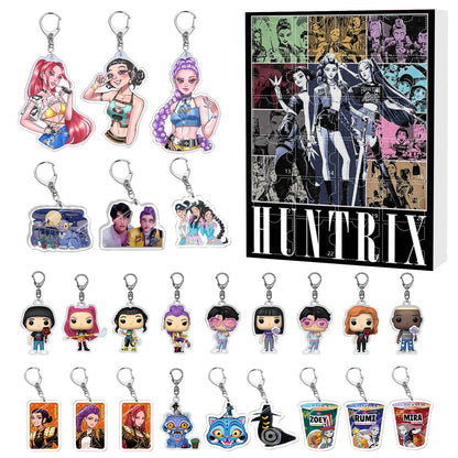 New Kpop Demon Hunters 24-Day Advent Calendar — Rumi, Mira, Zoey & Tiger Christmas Countdown Gift