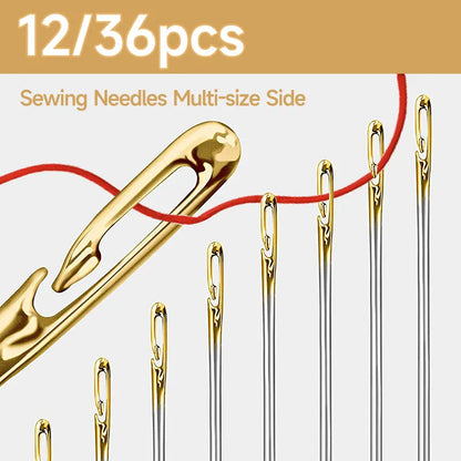 Black Rectangle Magnetic Sewing Needles Holder - Storage Case for Sewing Needle, Buttons, Pins, and Accessories