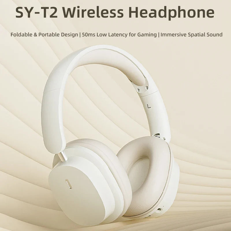 SY-T2 Bluetooth Headset – High-Quality Noise Reduction Wireless Headphones with Microphone for Gamers