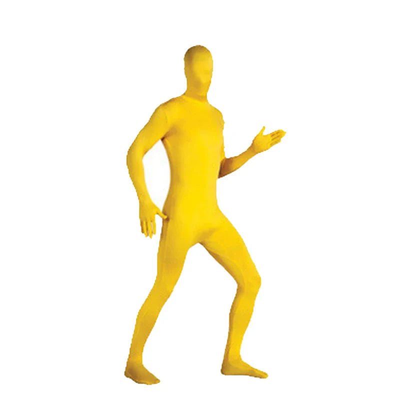 24PCS Zentai Invisible Jumpsuits – Skin-Tight Spandex Bodysuit Cosplay Costume for Halloween, Carnival & Stretch Full-Body Wear
