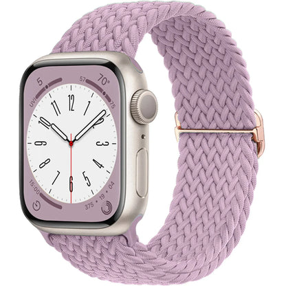 Elastic Braided Solo Loop Apple Watch Band – Adjustable Stretch Strap for Series SE, 5–11 & Ultra 3 (40mm–49mm)
