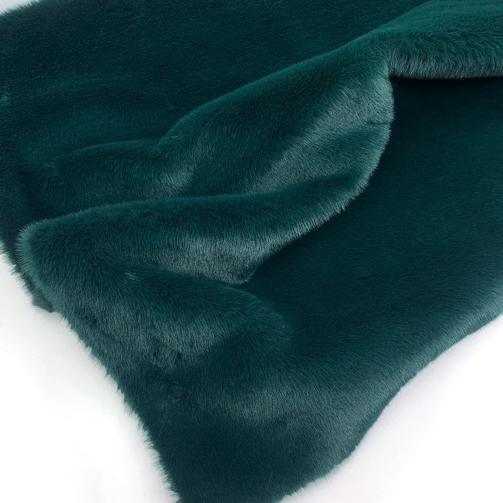 Faux Rabbit Fur Fabric – 50/80/160cm Super Soft 10mm Pile Plush Material for Stuffed Toys & Sewing