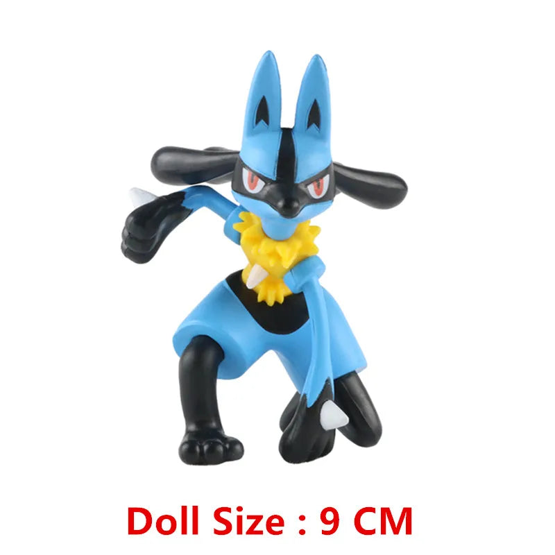 Pokemon Anime Figures – Pikachu, Eevee, Gengar & More Cartoon Action Model Toys for Kids, Bulk Purchase