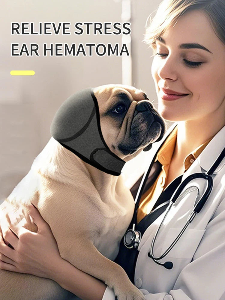 Dog Noise Reduction Ear Muffs — Waterproof Sound-Insulating Headgear for Swimming & Emotional Soothing