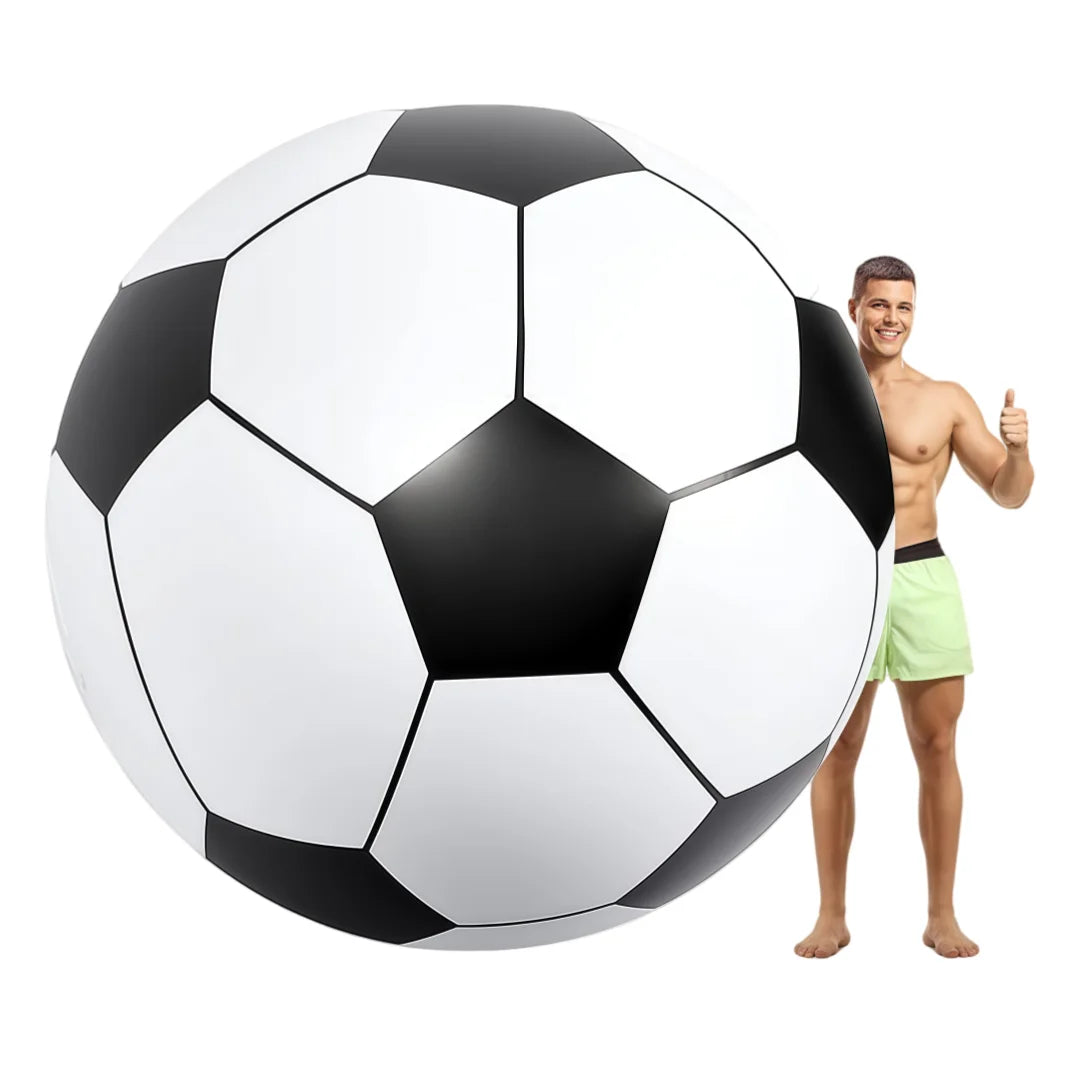 Outdoor Inflatable Soccer Ball – Giant PVC Football for Grass, Beach & School Sports Fun