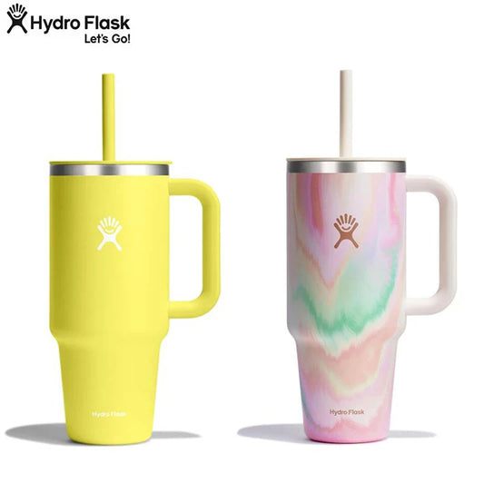 Hydro Flask 40oz Tumbler with Handle and Straw Lid - Stainless Steel Coffee Cup Car Mug, Fashionable Gift