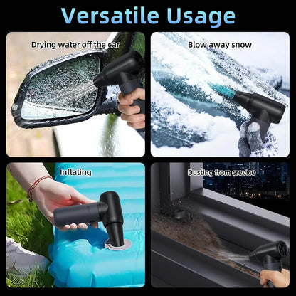 180,000RPM Jet Dryer Blower – Portable Electric Air Duster with 3 Wind Speeds for Car, Keyboard, Computer, and Camping Cleaning