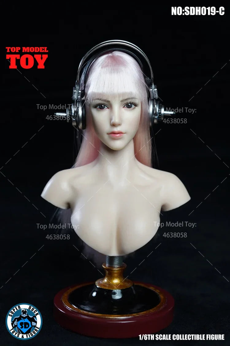 SUPER DUCK 1/6 Scale Beauty Head Sculpt — SDH018/024/027/028/030/032/042 for 12" TBL PH JO Action Figures